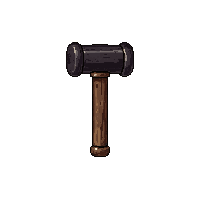 Blacksmith Mallet  Wooden Handle — free pixel art sprite from Marketplace Tools