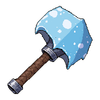 Claw Hammer  Frost Tipped Icy — free pixel art sprite from Marketplace Tools