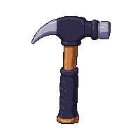 Claw Hammer  Rubber Grip Modern — free pixel art sprite from Marketplace Tools