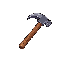 claw hammer  wooden handle