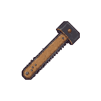 hand saw  wooden handle