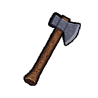 Lumberjack Axe  Rusty Old — free pixel art sprite from Marketplace Tools