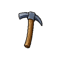 pickaxe  wooden handle