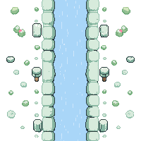 medieval irrigation channel water stone lined