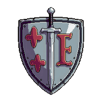 medieval knight plate armor sword shield crest