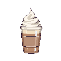 Modern Coffee Cup Hot Steam Go — free pixel art sprite from the Modern City collection, transparent PNG