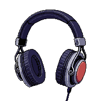modern headphones over ear large