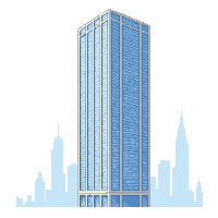 modern office skyscraper glass steel tall