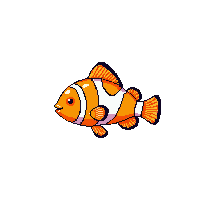 Ocean Clownfish Orange Striped Fish 019 V2 2026 03 25T19 14 54 — free pixel art sprite from Ocean Creatures