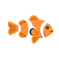 Ocean Clownfish Orange Striped Fish 049 V5 2026 03 25T19 14 54 — free pixel art sprite from Ocean Creatures