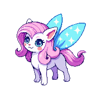 fairy pet tiny glowing wings flying sparkle