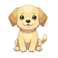 puppy small playful golden floppy ears cute