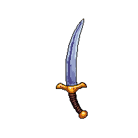 pirate cutlass curved sword single edge sharp