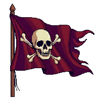 pirate flag personal captain unique emblem