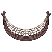 pirate hammock net rope ship deck sleeping