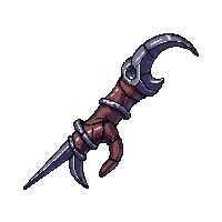 pirate hook hand prosthetic sharp curved iron