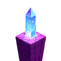 Checkpoint Crystal — free pixel art sprite from Platformer Props