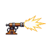 Cannon Bullet Bill — free pixel art sprite from Platformer Props