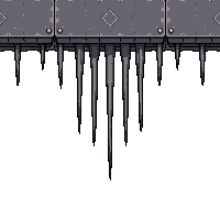 Ceiling Spikes — free pixel art sprite from Platformer Props