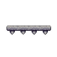 Floor Spikes Metal — free pixel art sprite from Platformer Props