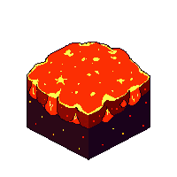lava pool surface