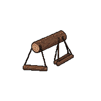 Spike Log Swing — free pixel art sprite from Platformer Props
