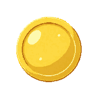 Coin Gold Single — free pixel art sprite from Platformer Props