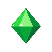 Gem Collectible Green — free pixel art sprite from Platformer Props