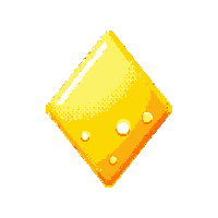 gem collectible yellow