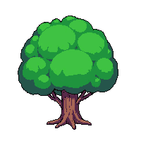 platformer bush green decorative shrub