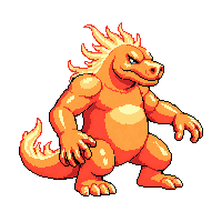 platformer fire enemy flame creature