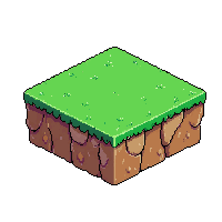 platformer grass ground tile green top