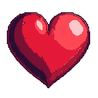 platformer heart health pickup red