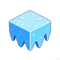platformer ice platform tile slippery blue