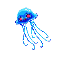 platformer jellyfish enemy underwater electric