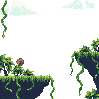 platformer jungle vine platform tile