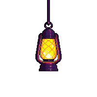 platformer lantern hanging glowing warm