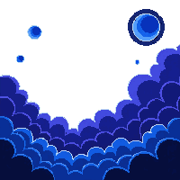 platformer space background stars nebula deep
