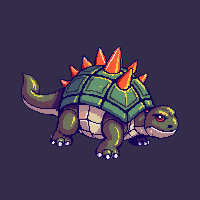 platformer spike turtle enemy armored slow