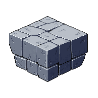 platformer stone platform tile gray