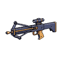 Postap Crossbow Makeshift Improvised Ranged 025 V3 2026 03 25t19 14 54 — free pixel art sprite from the Postapoc Weapons collection, transparent PNG