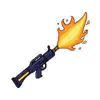 Postap Flamethrower Makeshift Fire Weapon 010 2026 03 25T19 14 54 — free pixel art sprite from Postapoc Weapons