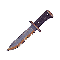 Postap Machete Blade Survival Knife 014 V2 2026 03 25T19 14 54 — free pixel art sprite from Postapoc Weapons