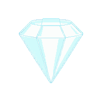 gem white diamond brilliant clear
