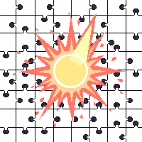 puzzle effect power charged glowing aura