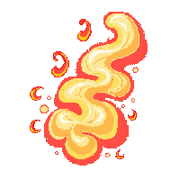 puzzle effect streak fire trail hot