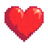 puzzle ui lives heart icon red