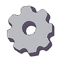 puzzle ui settings gear icon gray