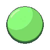 token round green player piece