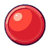 token round red player piece